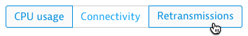 Chart tab hover state