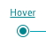 Progress indicator hover state