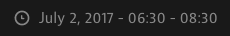 Timeselector collapsed disabled