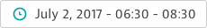 Timeselector collapsed on light background