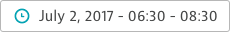 Timeselector collapsed light hover state